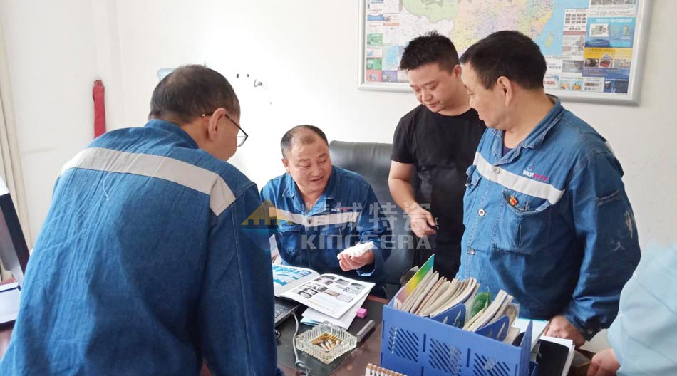 精城特瓷赴四川某水泥厂现场勘察以及技术交流