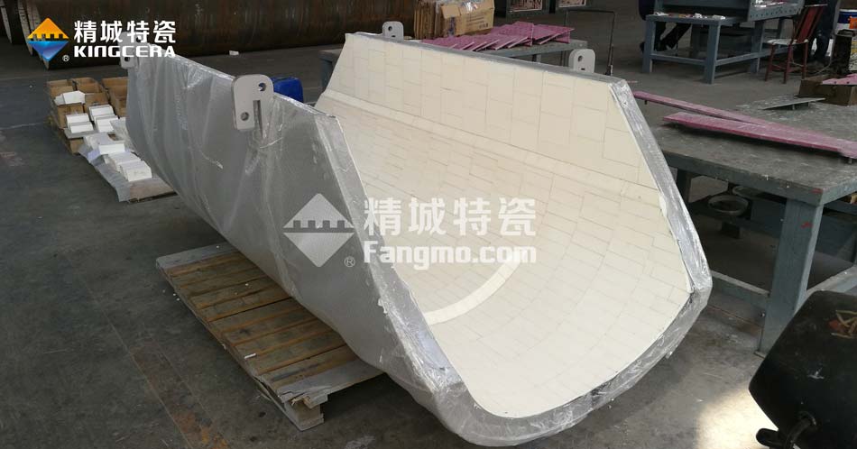 矿用耐磨陶瓷溜槽 矿用耐磨陶瓷溜槽