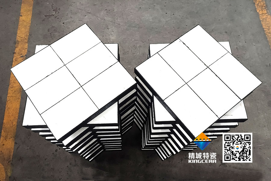 精城ZTA陶瓷橡胶复合衬板