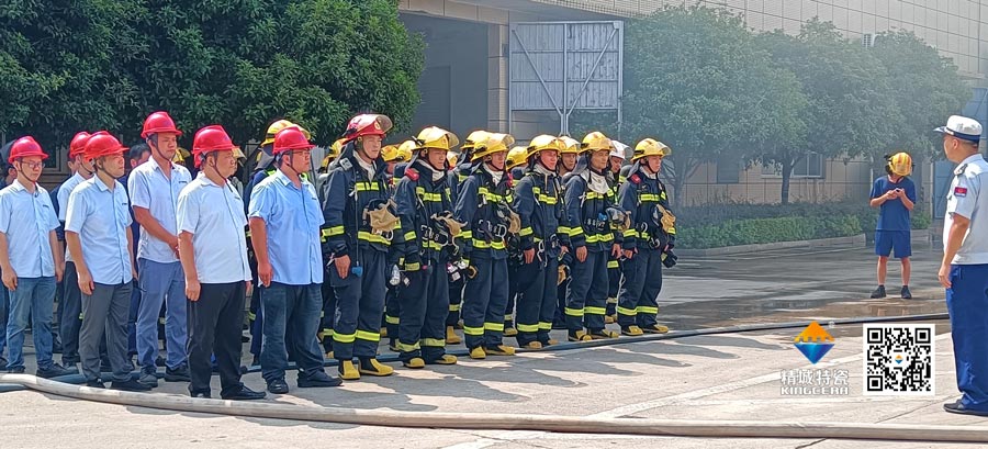 滚球app代理积极配合消防联合演练，共筑安全生产防线