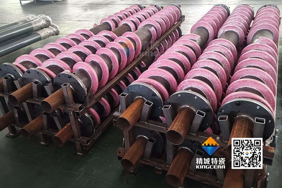 螺旋输送机陶瓷叶轮-陶瓷绞龙