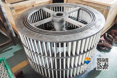 高炉矿渣分级用卡槽式锆铝复合陶瓷内衬分级轮——高硬度高韧性，终结频繁更